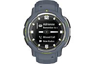 GARMIN Instinct Crossover - Standard Edition - Smartwatch GPS ibrido (135-230 mm, Silicone, Blu granito/Argento)