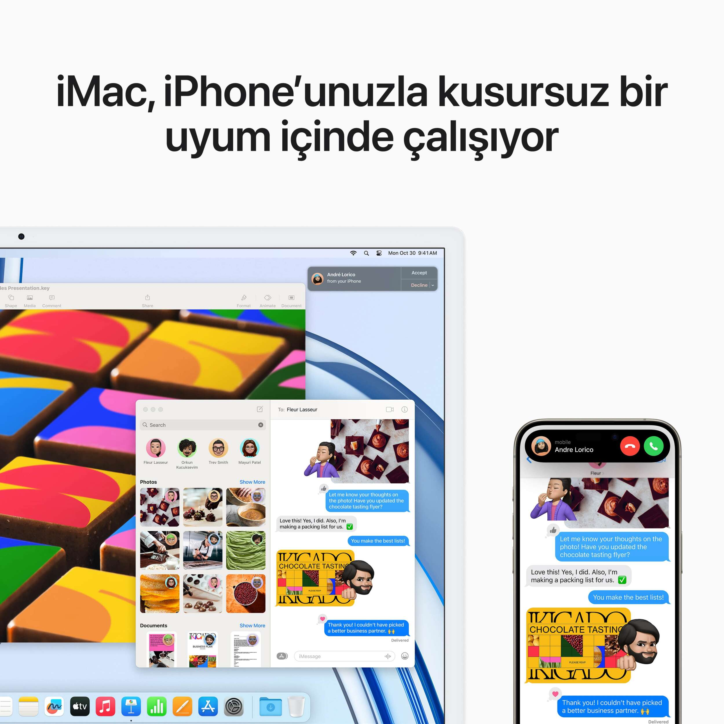 APPLE iMac 24 inc 4.5K M3 8CPU 8GPU 8GB 256GB Gümüş MQR93TU/A