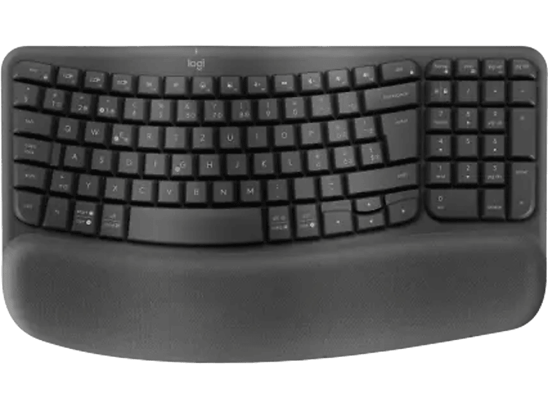 LOGITECH Wave Keys - Tastatur (Graphite)