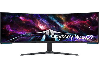 SAMSUNG Odyssey Neo G9 LS57CG952NUXUF 57 inç Dual 240Hz 1ms Kavisli VA UHD Gaming Monitör Siyah_0