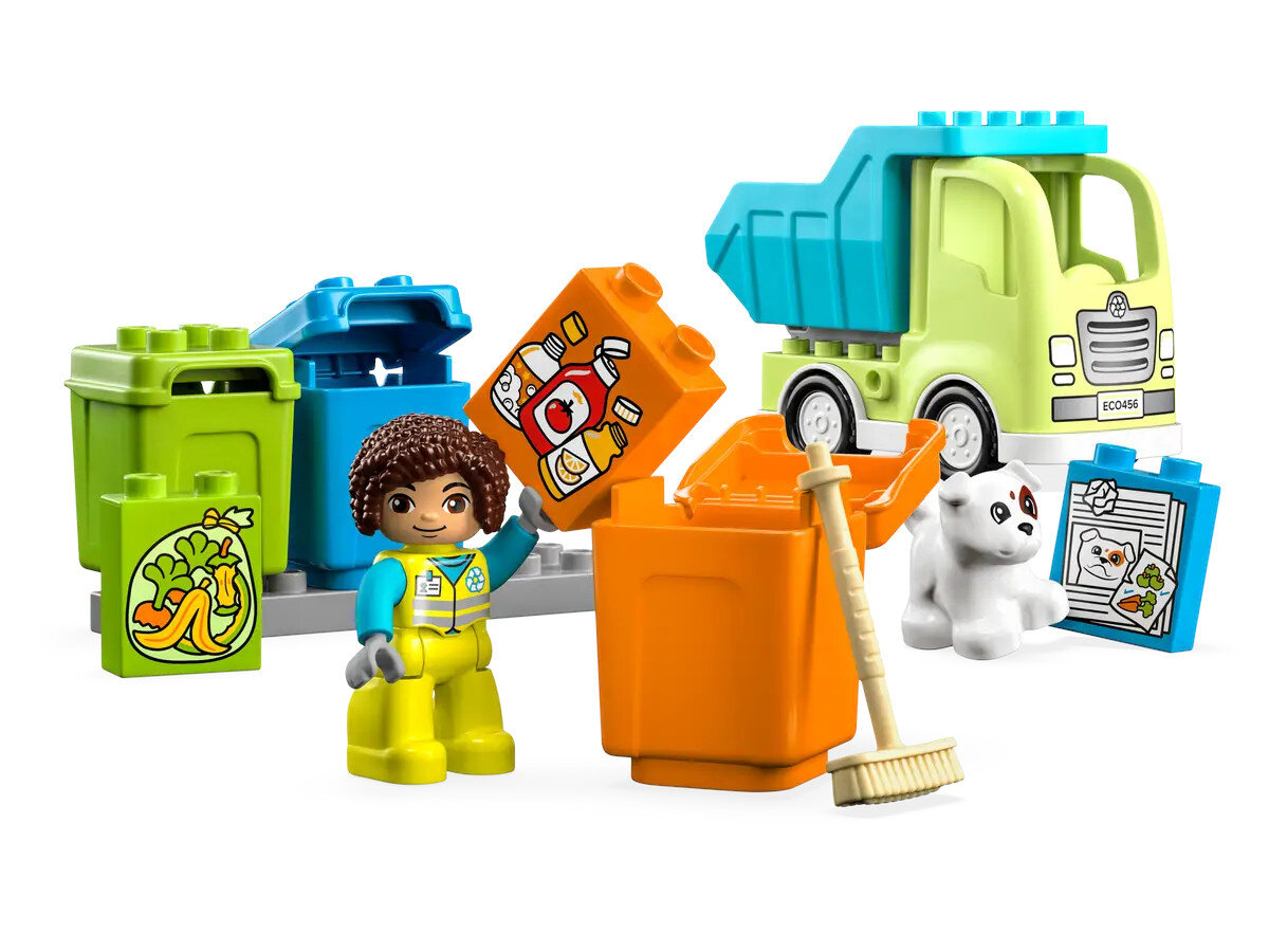 Klocki LEGO DUPLO Town Ciężarówka recyklingowa (10987)