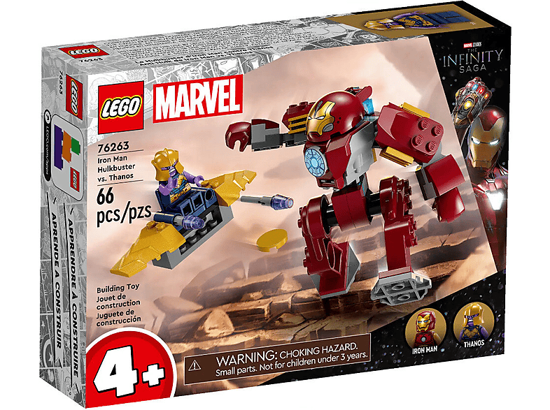 Klocki LEGO Marvel | Hulkbuster Iron Mana vs. Thanos 76263