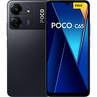 Móvil - Poco C65, Negro, 256 GB, 8 GB RAM, 50 Megapíxel, 6.74" HD+ IPS Dot Drop Display, MediaTek Helio G85, 5000 mAh, Android