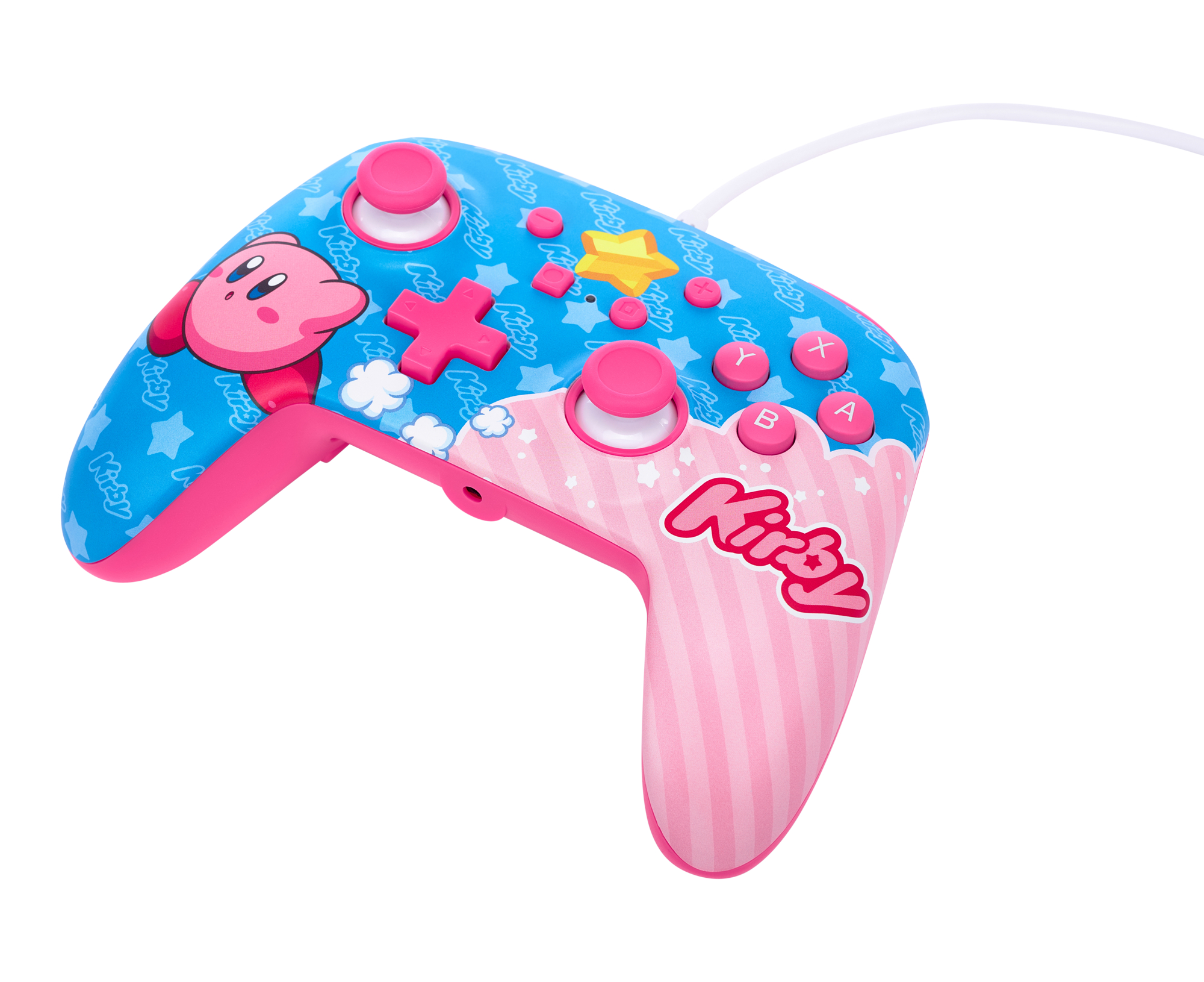 POWERA kabelgebundener Controller- Kirby Controller Nintendo Switch OLED, Mehrfarbig Nintendo für Switch