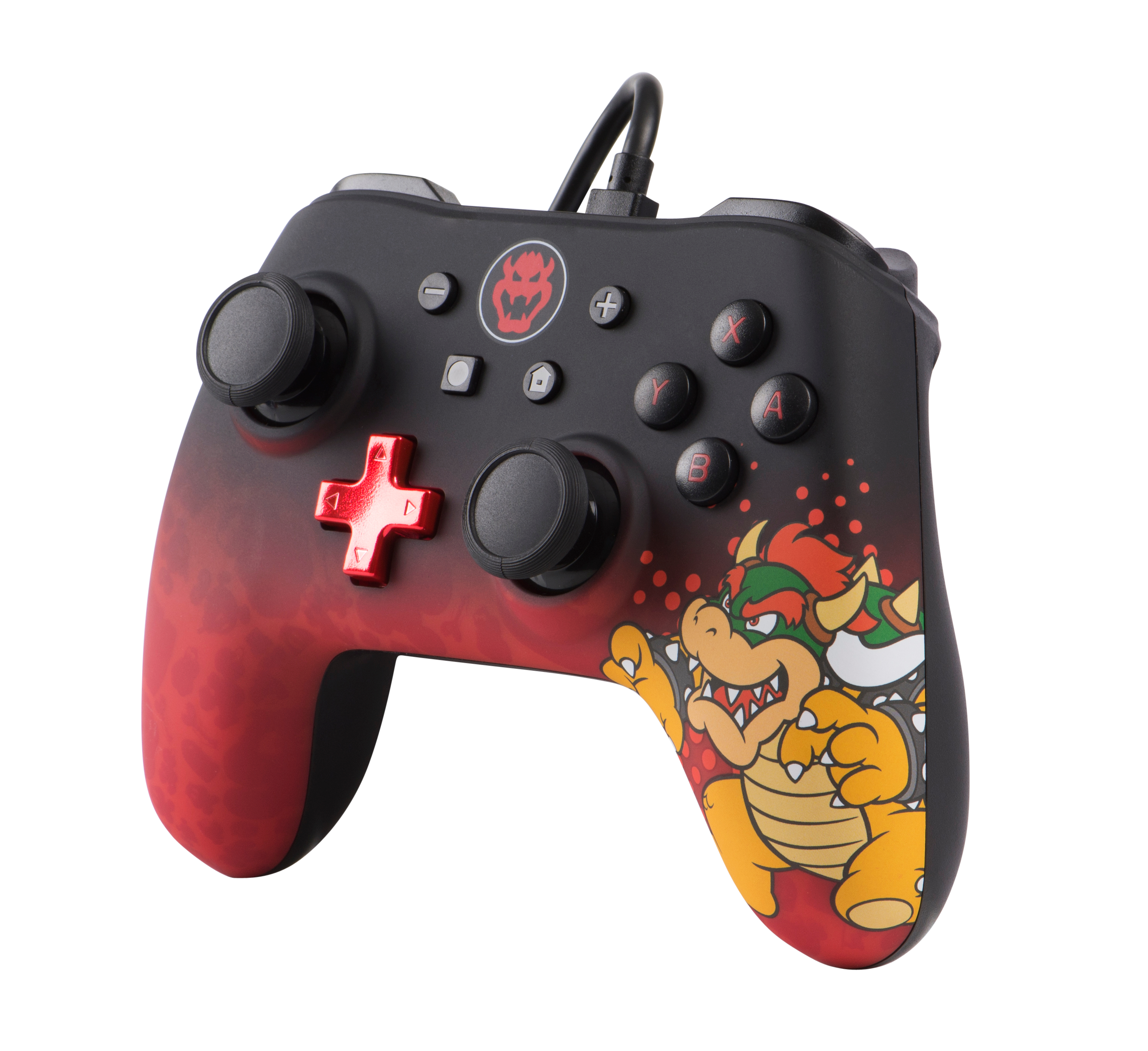 Nintendo Switch Iconic Nintendo Bowser für POWERA Controller Switch Wired Core Mehrfarbig