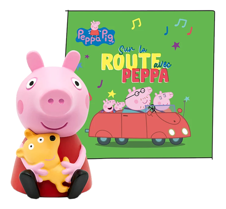 TONIES Peppa Pig: Sur la route avec Peppa - Personaggio sonoro /F (Multicolore)