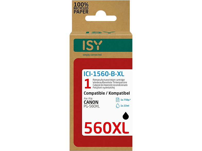 ISY 560xl Zwart