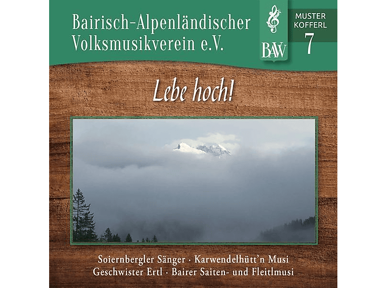 Bairisch-Alpenländ. Volksmusikverein e.V - Musterkofferl 7 - Lebe hoch!  - (CD) | Schlager & Volksmusik CDs