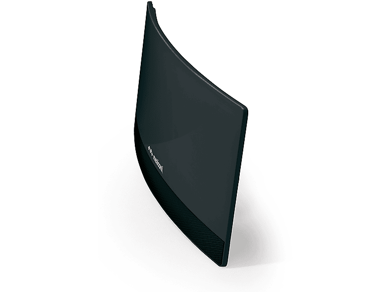 MELICONI AT 55 R1 USB, antenna TV da interni ad amplificazione regolabile, pronta per il DVBT2, si alimenta dal via nera