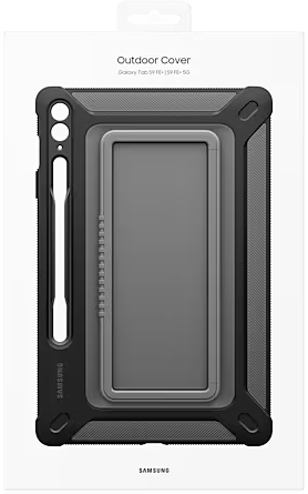 Emballage de housse extérieure pour tablette, marque Samsung.