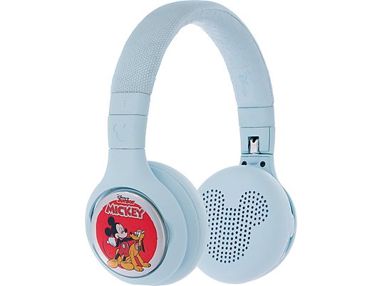 STORYPHONES Kit Disney StoryPhones - Mickey et Pluto - Casque pour enfants (Bleu clair)