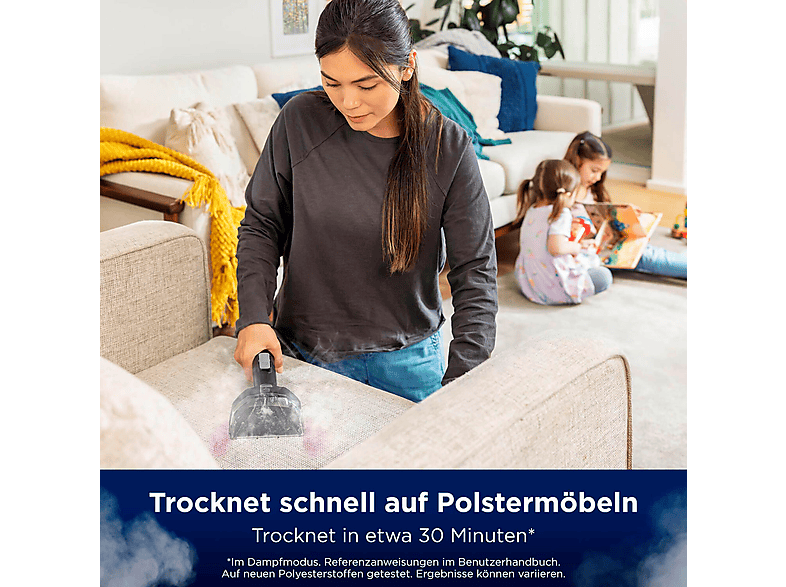 Thumbnail - BISSELL SpotClean HydroSteam SELECT 3697N Dampfreiniger- Fleckenreiniger, Netzbetrieb