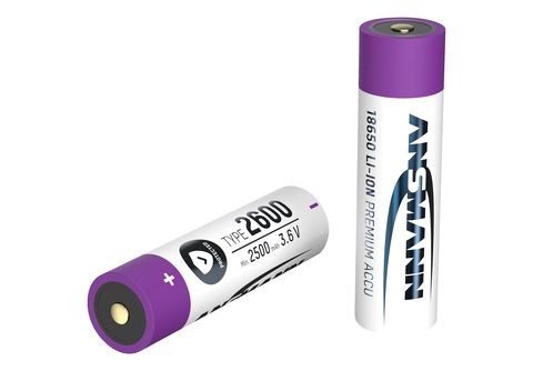 Batterie Lithium-ion rechargeable format 18650 Ansmann 3.7V - 3500