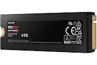 SAMSUNG Interne SSD-schijf 990 PRO 4 TB met Heatsink voor PS5 (MZ-V9P4T0GW)