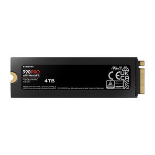 SAMSUNG Disque dur SSD interne 990 PRO 4 TB avec Heatsink pour PS5 (MZ-V9P4T0GW)