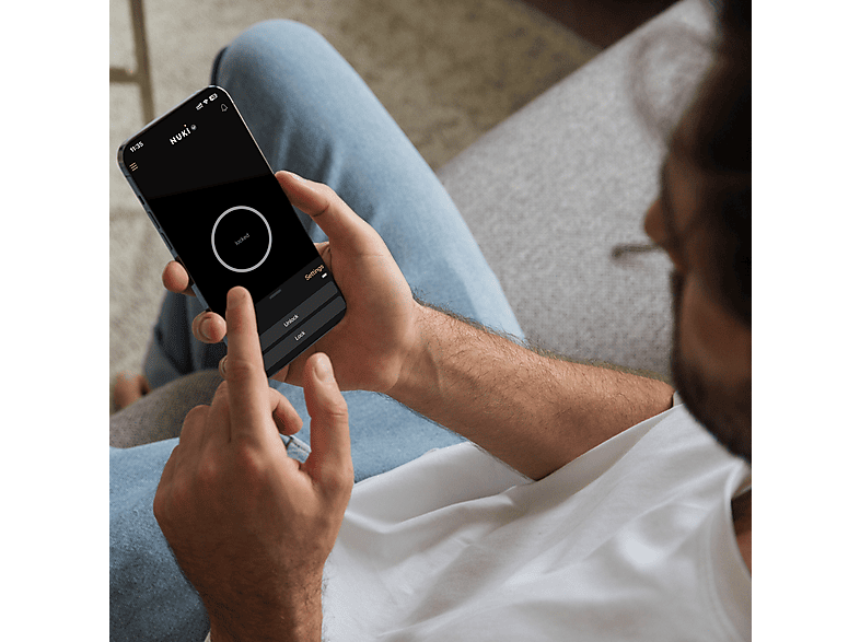 Nuki Home Solutions Smart Lock Pro Weiß (4. Generation); Smartes Türschloss — Foto 3 von 5