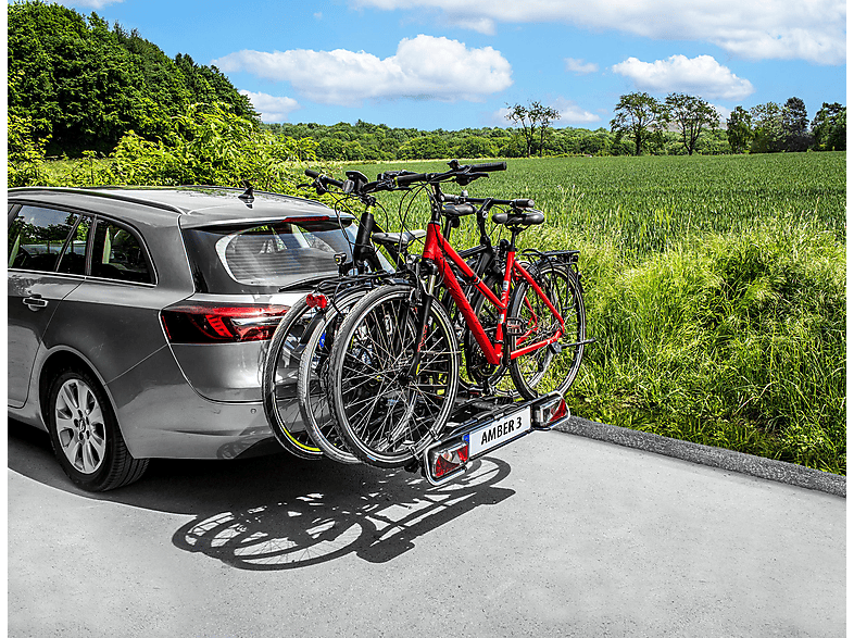 EUFAB Fahrradträger AMBER 3, Schwarz)