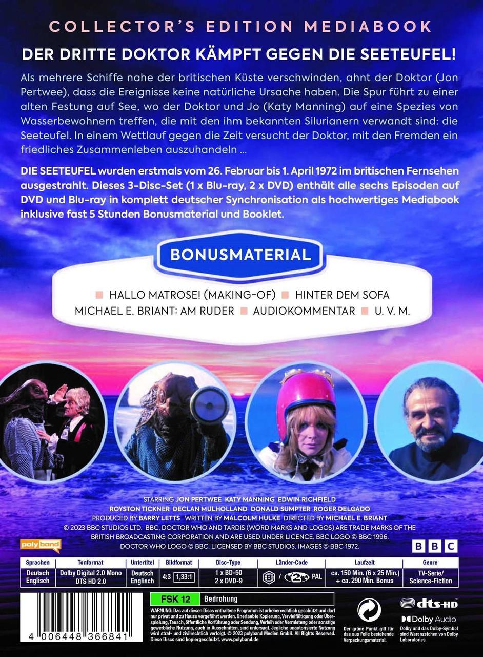 DVD-Box mit deutschem Text, Bildern von Personen und Text. Enthält Bonusmaterial.