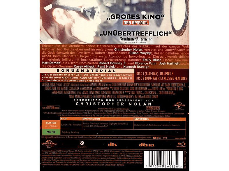 Thumbnail - Oppenheimer Blu-ray