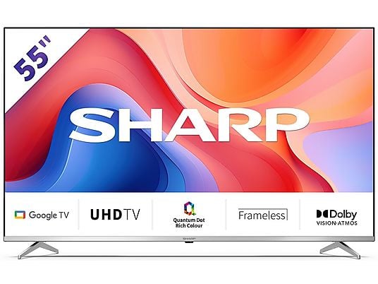 Telewizor QLED SHARP 55GP6460E 55'' 4K 50Hz Google TV