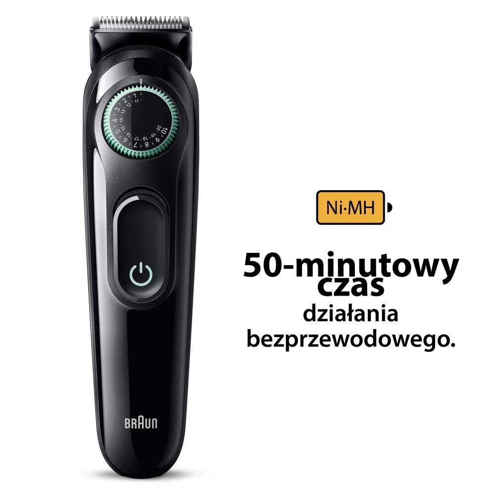 Trymer BRAUN BT3421 BLK/VIGR