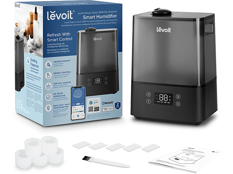 LEVOIT Classic 300S Pro Hava Nemlendiricisi Siyah_5