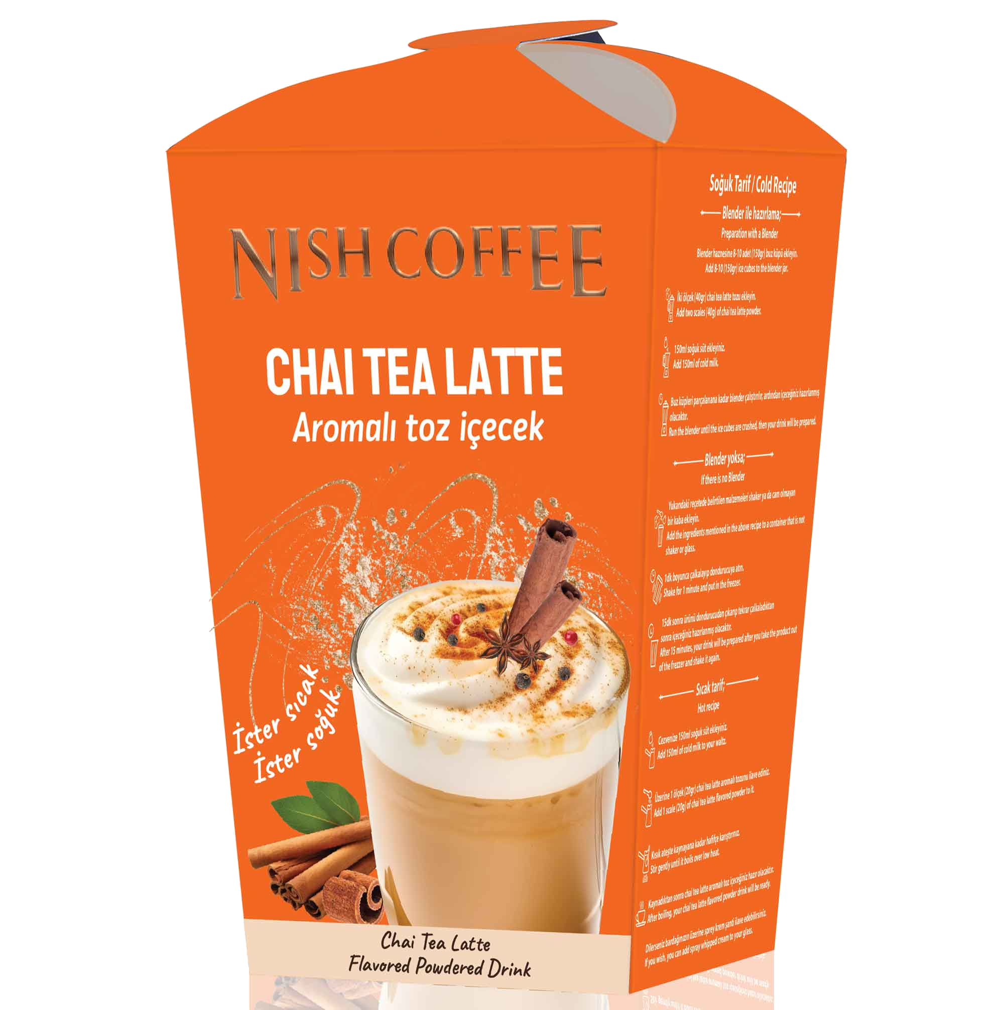★ chai⭐︎　★ NISH Chai Tea Latte 250 g Toz İçecek Fiyat & Özellik | MediaMarkt