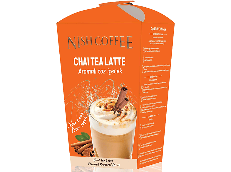 NISH Chai Tea Latte 250 g Toz İçecek