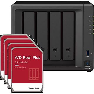 SYNOLOGY DS923+ WD Red 16 TB - NAS (HDD, 16 TB, Schwarz)