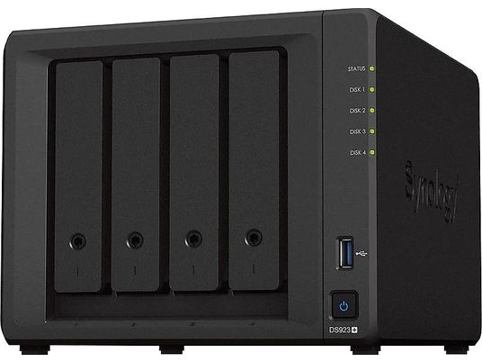 SYNOLOGY DS923+ WD Red 16 TB - NAS (HDD, 16 TB, Schwarz)