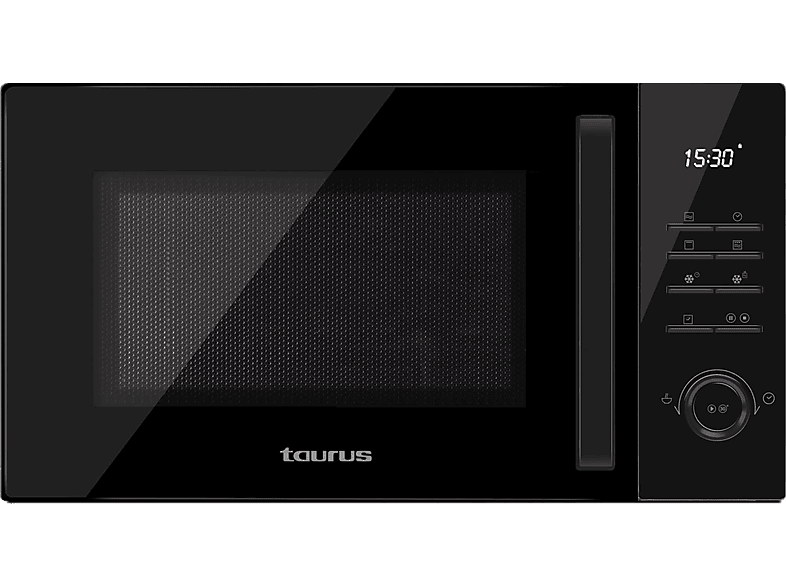 Taurus Microondas Fastwave 23L Digital – Modo Eco, 800W, Grill 900W,  Descongelar, Multicook, QuickStart, Programable, Auto-clean, 498x370x292  mm, Inox : : Hogar y cocina