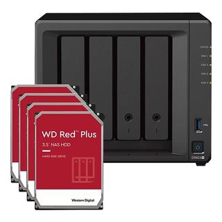 SYNOLOGY DS923+ WD Red 40 To - NAS (HDD, 40 TB, Noir)