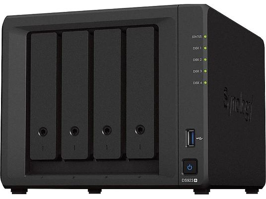 SYNOLOGY DS923+ WD Red 40 TB - NAS (HDD, 40 TB, Schwarz)