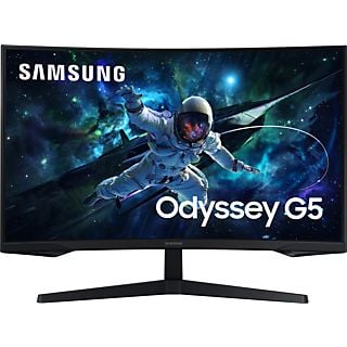 SAMSUNG Odyssey G5 LS32CG552EU Curved Gaming Monitor, 32 Zoll QHD, 16:9, 165Hz, 1ms (MPRT), 300cd, Schwarz
