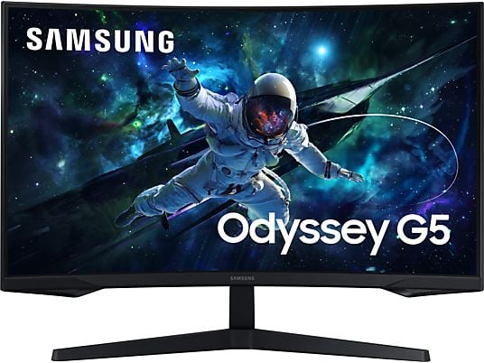 SAMSUNG Odyssey G5 LS32CG552EU - Monitor da gaming, 32 ", QHD, 165 Hz, Nero
