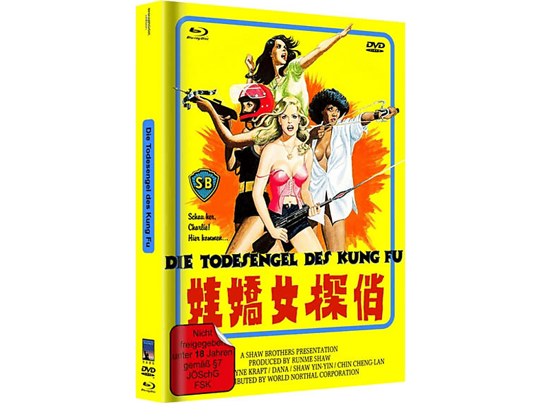 DIE TODESENGEL DES KUNG FU - Limitierte Edition Mediabook Cover B Blu-ray + DVD (FSK: 18)