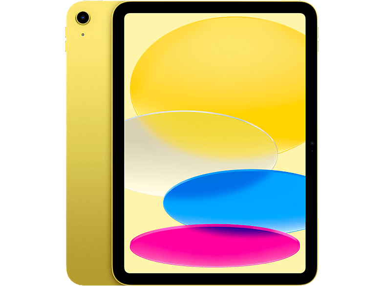 APPLE iPad (2022 10ª gen), 256 GB, Amarillo, WiFi, 10.9", Retina, Chip A14 Bionic, iPadOS 16