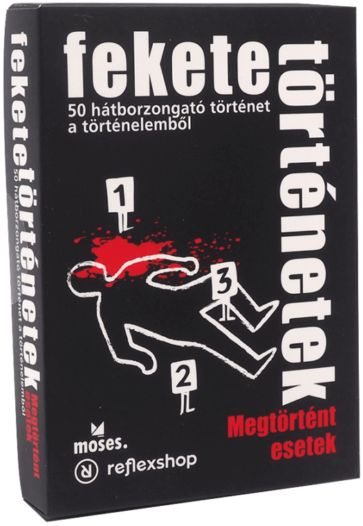 MOSES Fekete történetek társasjáték - Megtörtént esetek, fekete
