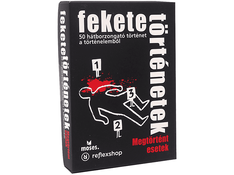 MOSES Fekete történetek társasjáték - Megtörtént esetek, fekete