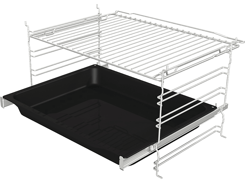 GORENJE BLACK SET 5 INDUCTION (BCIX6737E05BG+GI6400BXDE), Einbauherdset (Induktionskochfeld, A, 77 l)