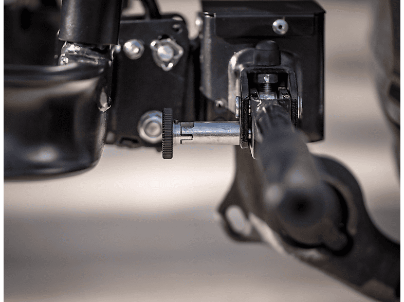 EUFAB Fahrradträger CROW PLUS 2/3 erweiterbar, Schwarz)