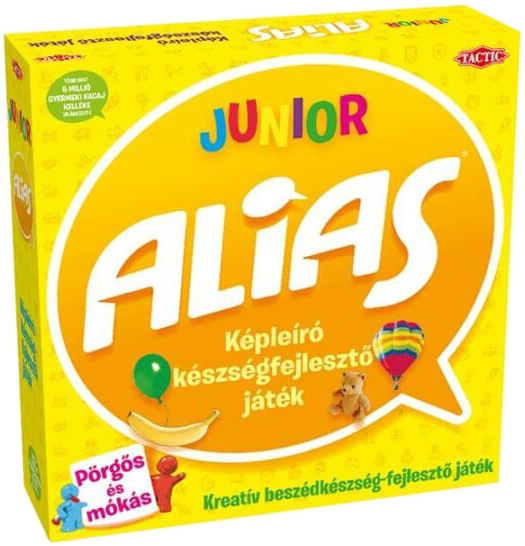 TACTIC GAMES Junior Alias társasjáték, sárga