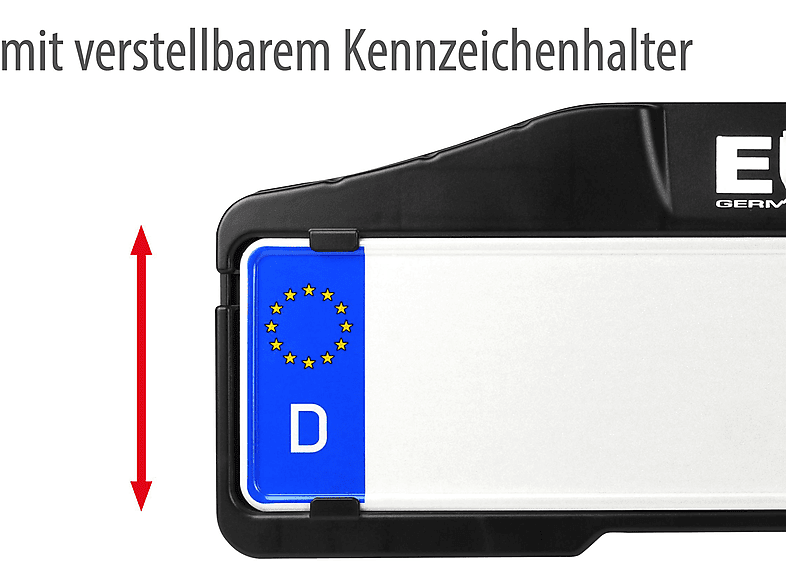 EUFAB Fahrradträger FINCH 3, Silber)