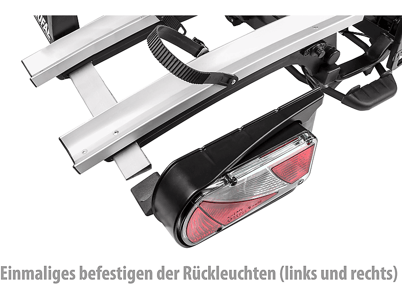 EUFAB Fahrradträger FINCH 3, Silber)