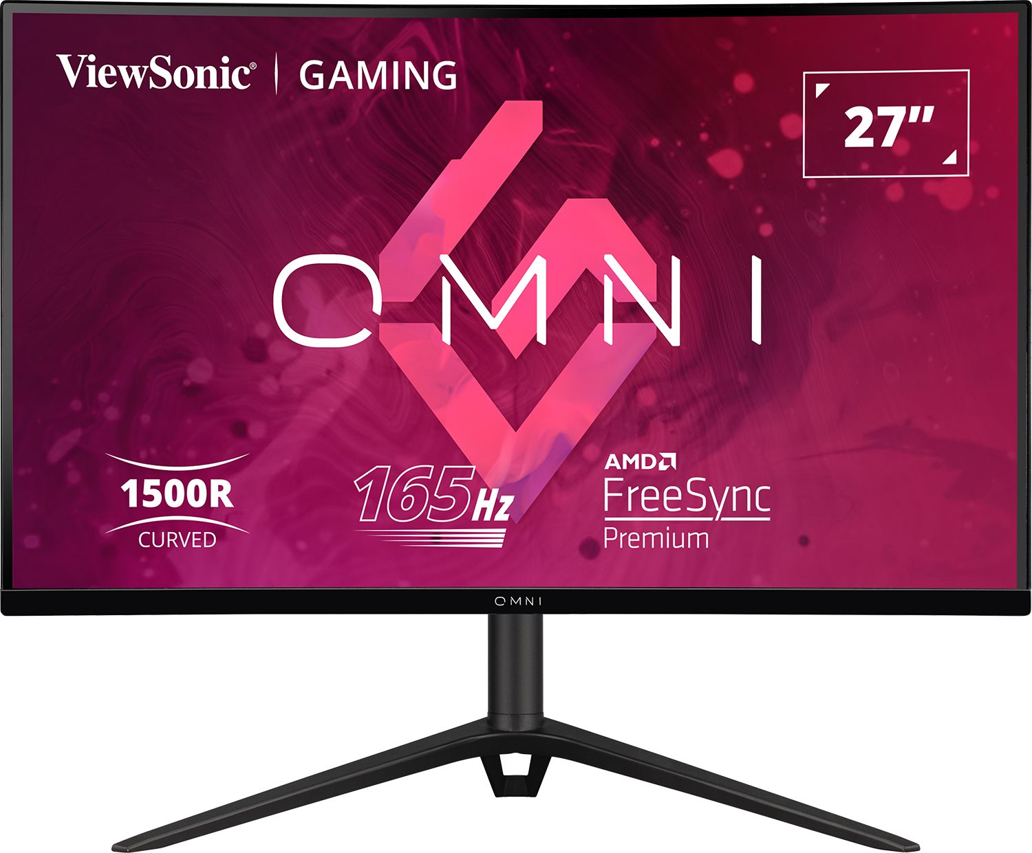 VIEWSONIC Omni VX2718-PC-MHDJ 27'' Ívelt FullHD 165 Hz 16:9 FreeSync VA LED Gamer monitor