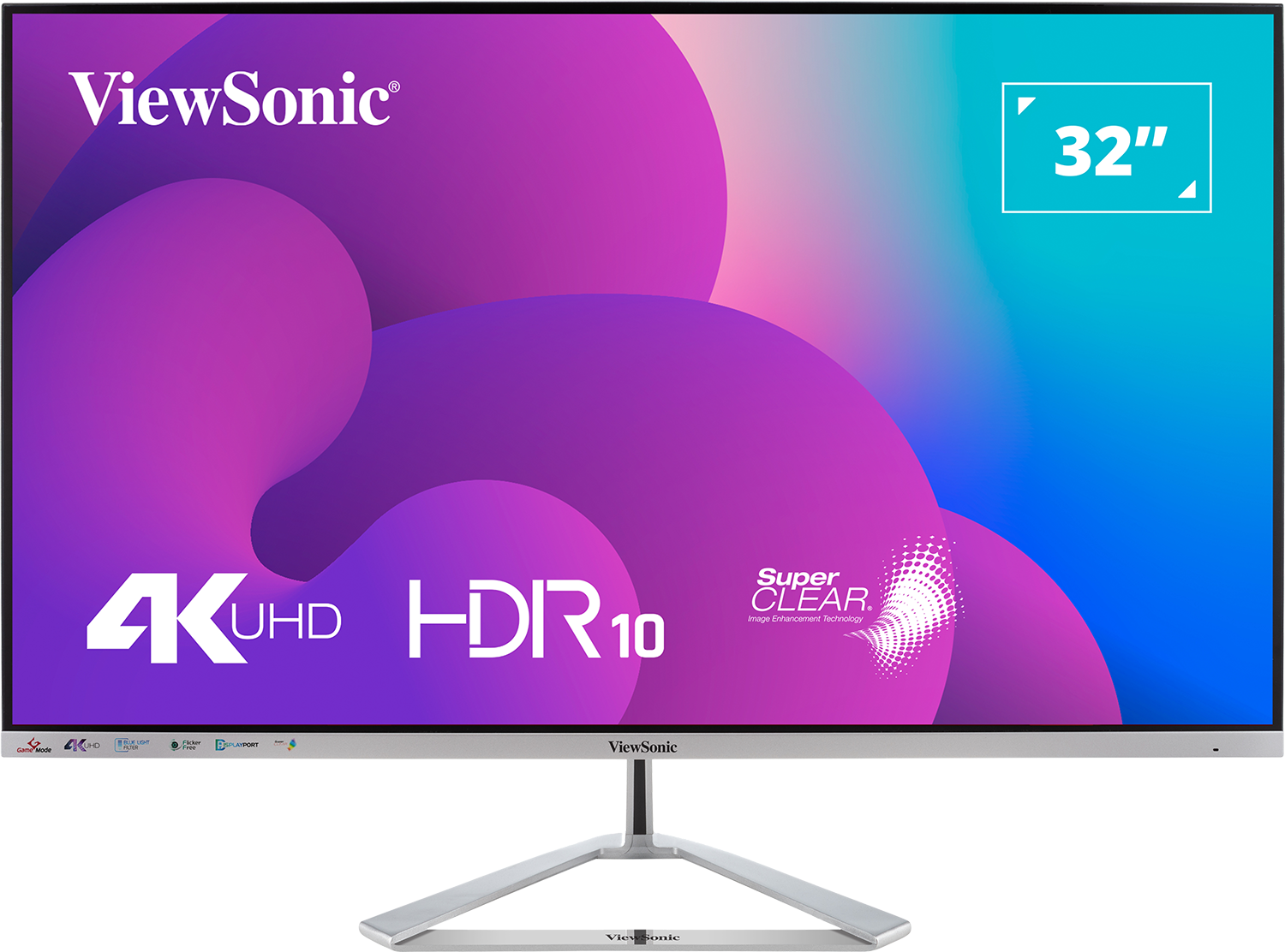 VIEWSONIC VX3276-4K-MHD 31,5'' Sík 4k 75 Hz 16:9 VA LED Monitor
