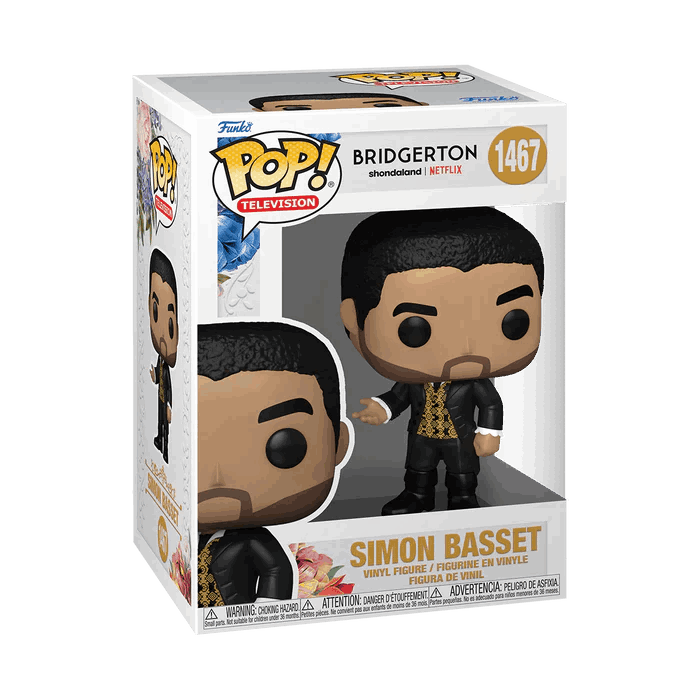Figura Funko Pop! - Los Bridgerton: The Duke Simon Basset, Vinilo, 9.5 cm, Multicolor