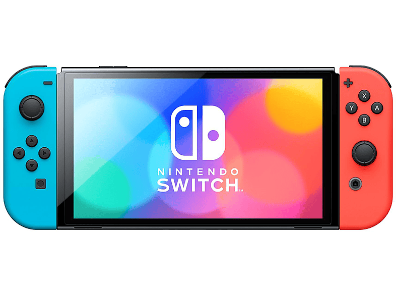 NINTENDO Switch (OLED-Modell) Neon-Rot/Neon-Blau Spielekonsole