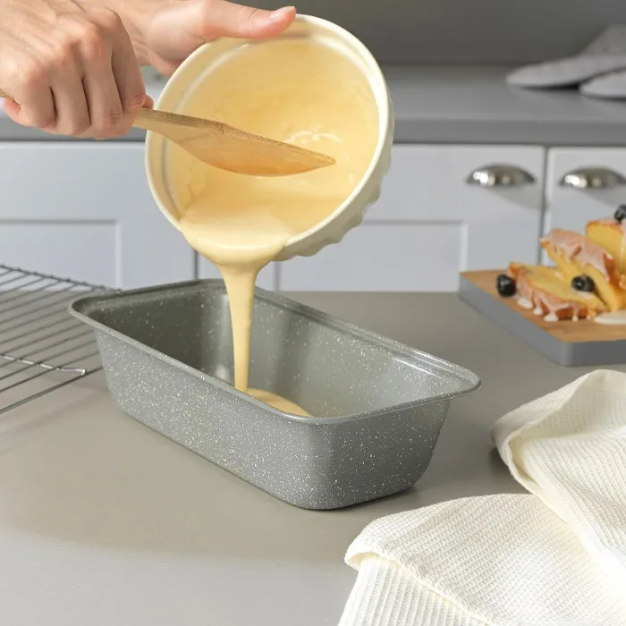 SALTER Marblestone Tapadásmentes kenyérsütő forma szürke 27x14cm