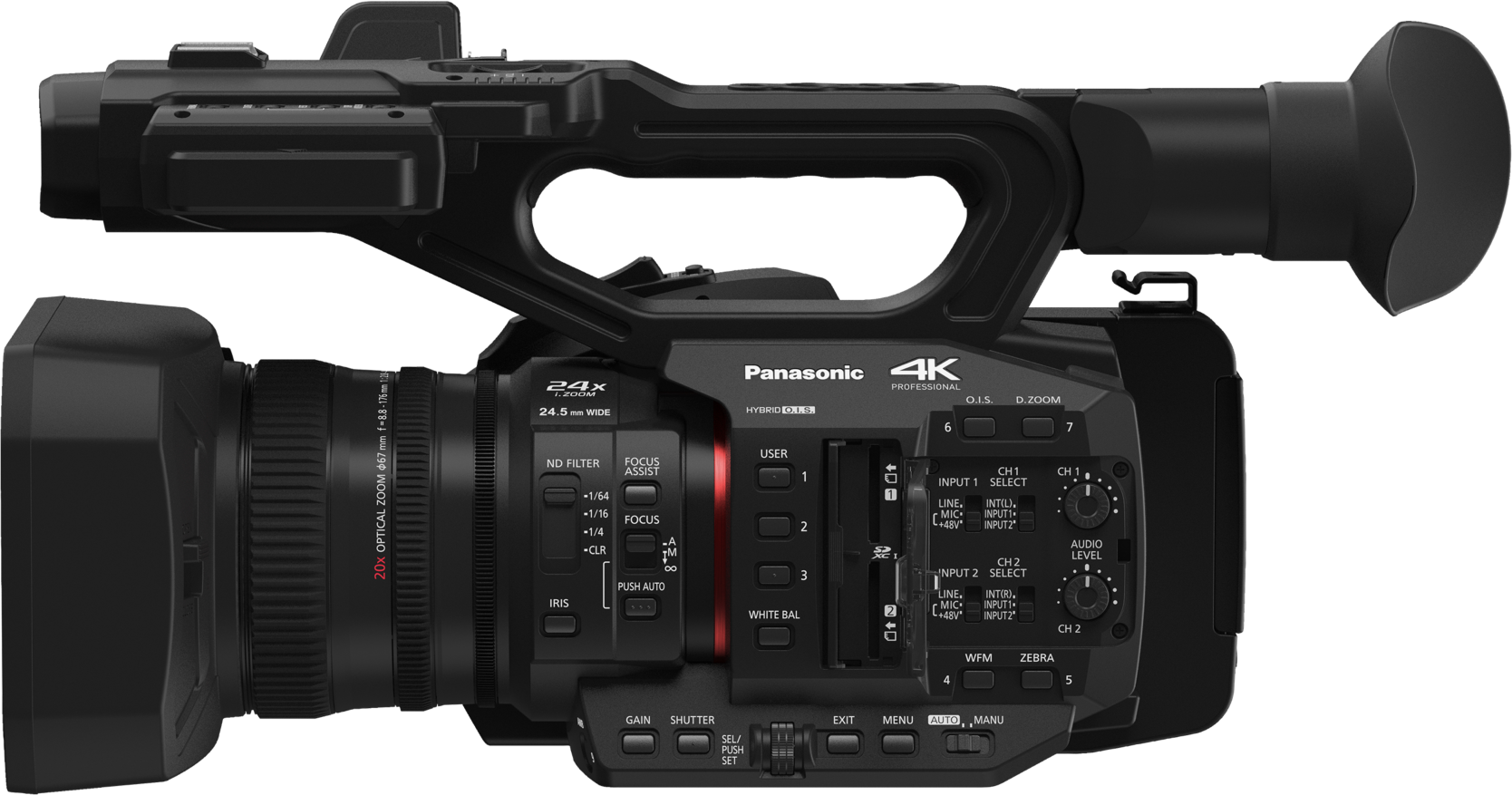 PANASONIC HC-X20 - Camcorder (Schwarz)